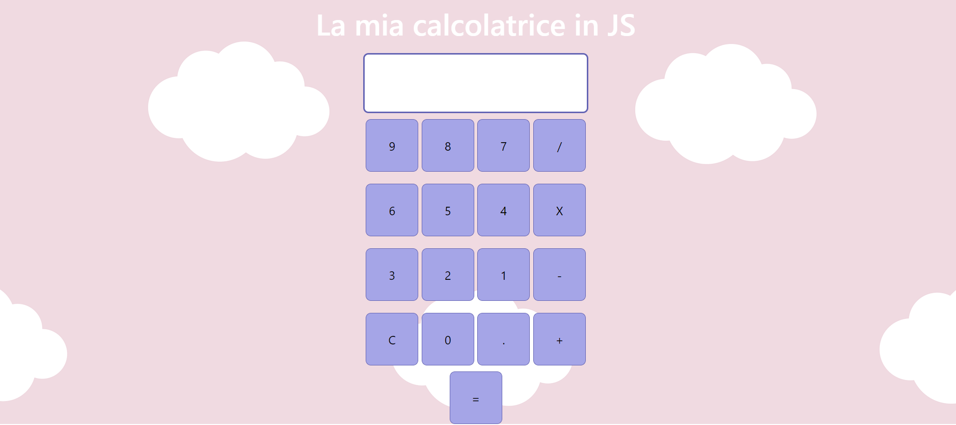 calcolatrice javascript